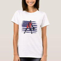 Basketball Fan Jersey USA Flag