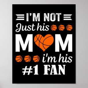Basketball Fan Mum Quote Poster