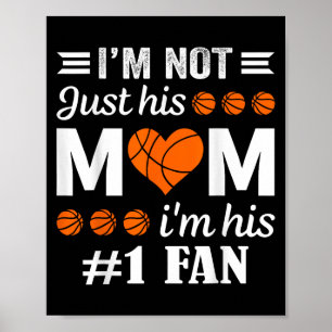 Basketball Fan Mum Quote Poster
