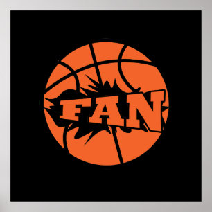 basketball fan poster