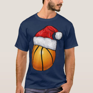 Basketball Fan Santa Sport Coach Funny Christmas P T-Shirt