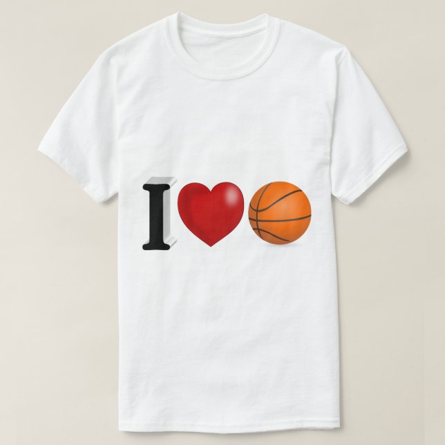 Basketball Fan T-Shirt (Design Front)