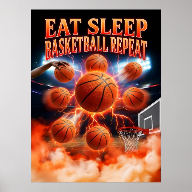 Basketball Fan Wall Art (Front)