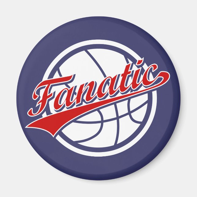 Basketball Fanatic Magnet (Front)