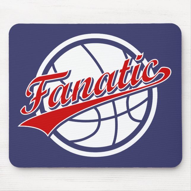 Basketball Fanatic Mouse Pad (Front)