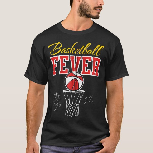 Basketball Fever Women'S Basketball Zip T-Shirt (Front)