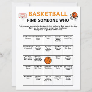 Basketball Find Someone Who Game