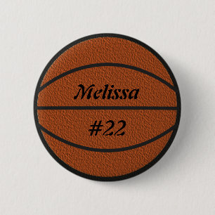 Basketball Flair Button