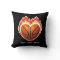 Basketball Flame Throw Pillow