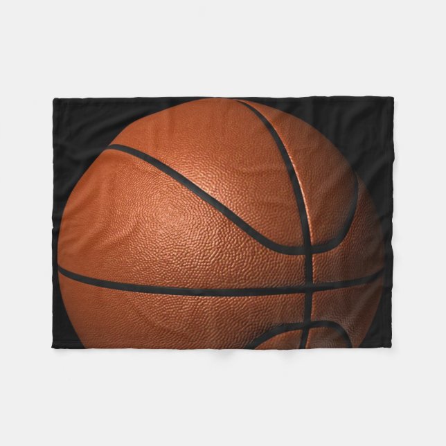 Basketball Fleece Blanket (Front (Horizontal))