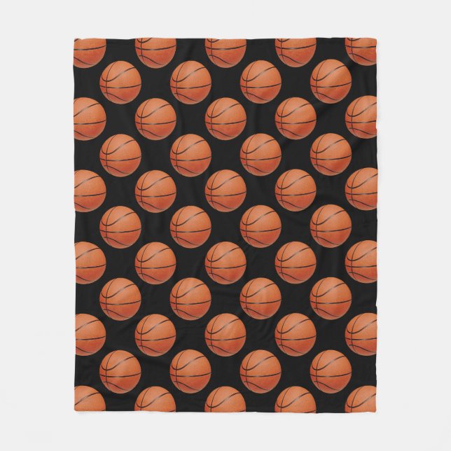 Basketball Fleece Blanket (Front)