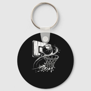 Basketball For Men Boys Women Key Ring