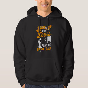Basketball For Men Slam Dunk Teens Kids Youth Pla Hoodie
