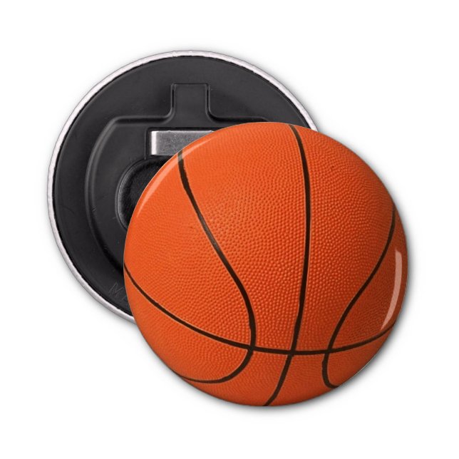 Basketball Fridge Magnet Bottle Opener (Front)