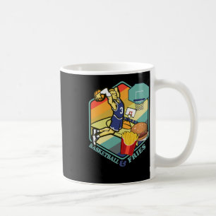 Basketball Fries Fastfood Burger Basketballer  Coffee Mug
