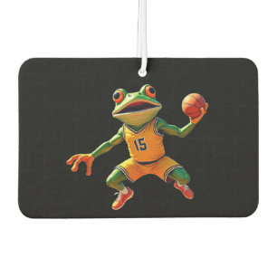 Basketball Frog black car air freshener