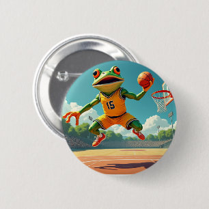 Basketball Frog button