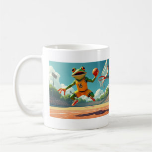 Basketball Frog mug two sided