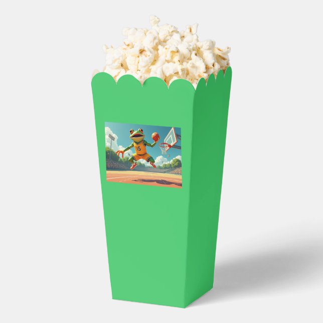 Basketball Frog popcorn boxes (Popped)