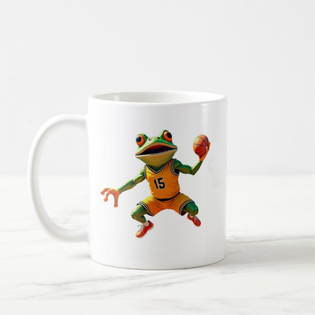 Basketball Frog right hand mug (Left)