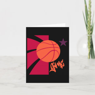 Basketball Game Card