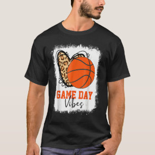 Basketball Game Day Vibes Basketball Mum Game Day T-Shirt