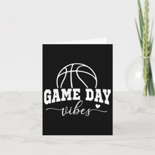 Basketball Game Day Vibes Basketball Mum Life Game Card