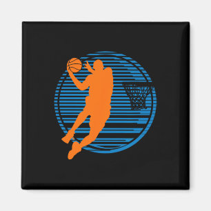 Basketball Game Dunk Player Court Sport Ball Team Magnet
