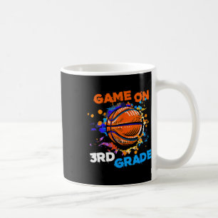 Basketball Game On 3rd Grade 1st Day Of School Tea Coffee Mug