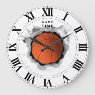 Basketball Game Time Large Clock