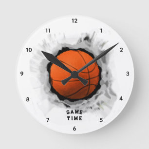 Basketball Game Time Round Clock