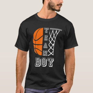 Basketball Gender Reveal Team Boy T-Shirt