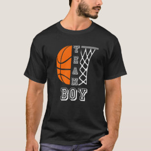Basketball Gender Reveal Team Boy T-Shirt