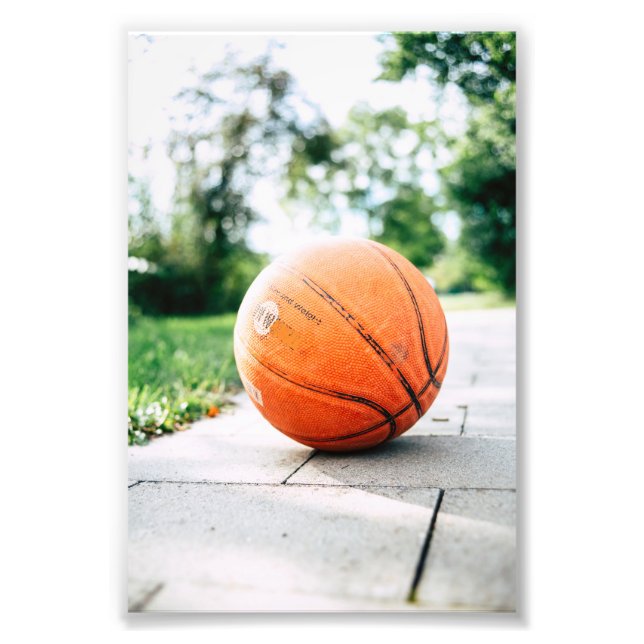 Basketball gift photo print (Front)