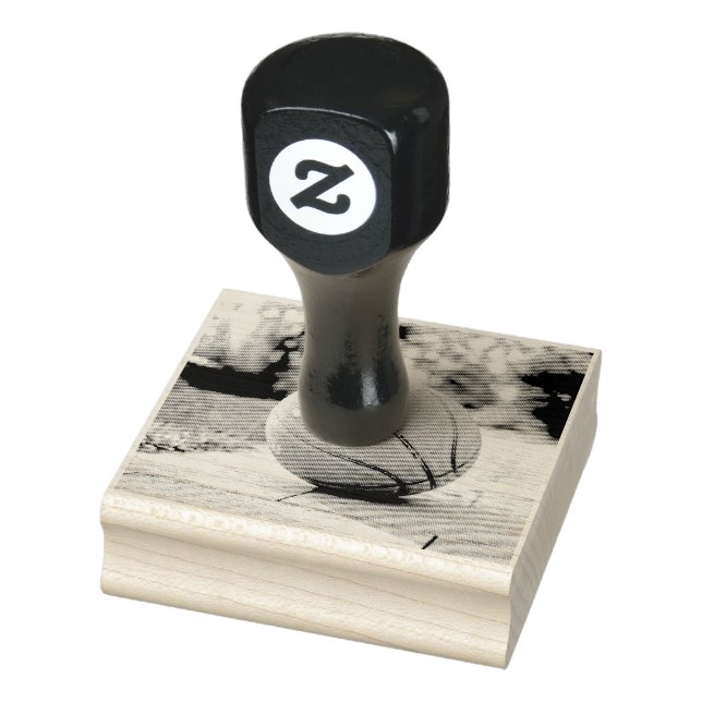 Basketball gift rubber stamp (Stamp)
