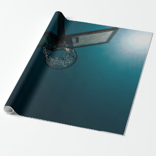 Basketball gift wrapping paper