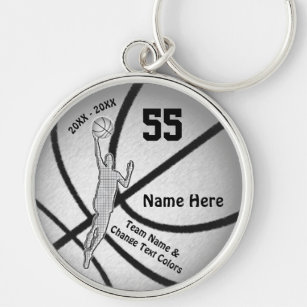 Basketball Gifts for Boys, Personalised Basketball Key Ring