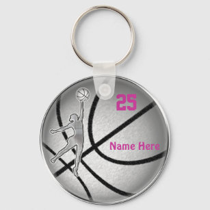 Basketball Gifts for Girls Team PERSONALIZED Key Ring