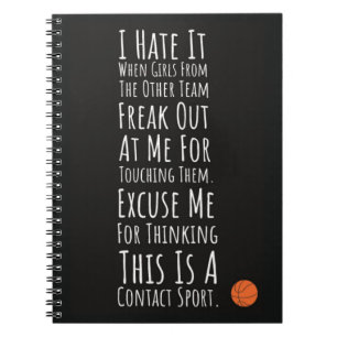Basketball Gifts Girls Player Women Female For Her Notebook