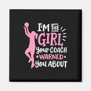 Basketball Girl 1 Magnet