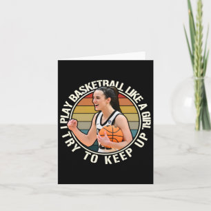 Basketball Girl 2 Card