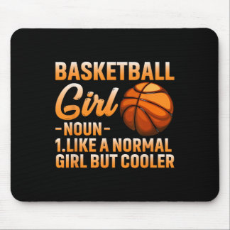 Basketball Girl Definition Basket Ball Woman Sport Mouse Pad