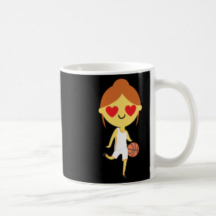 Basketball Girl Emoji Coffee Mug