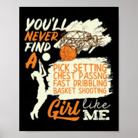Basketball Girl Like Me Shooting Dribbling