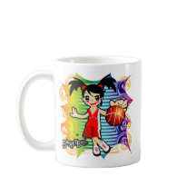 basketball girl mug