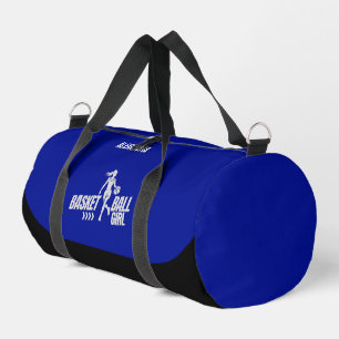 Basketball Girl Player, Birthday Gift, Team Duffle Bag