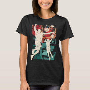 Basketball Girl Player Silhouette Bball Coach Spor T-Shirt