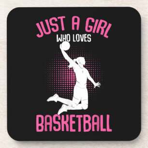 Basketball Girl Women Coaster