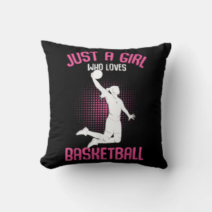 Basketball Girl Women Cushion