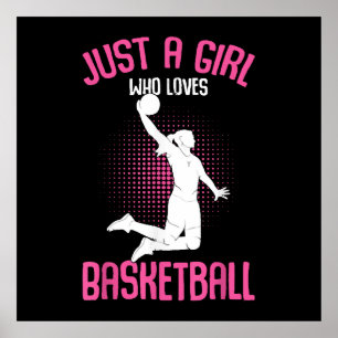 Basketball Girl Women Poster